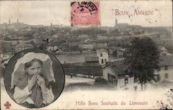 Thousand Good Wishes of the Limousin - Child - to remember - CPA