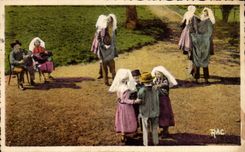 Folklore - Dances - Our Pretty Dances Limousines CPA