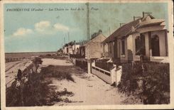 CPA Fromentine country cottages at the edge of the beach