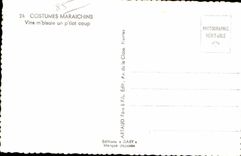 CPSM Costumes Maraichins Folklore costume Caps