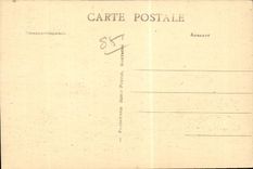 CPA the Rock on Yon Places of weapons the church and Statue of Napoleon