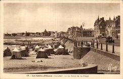 CPA Sande von olonne grundieren vom Strand