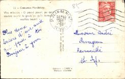 CPA Costumes maraichins Folklore Costume Caps