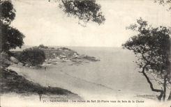 CPA Noirmoutier ruins of strong St Pierre seen of the wood of Chaize