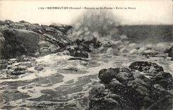 CPA Noirmoutier Rocks of St Pierre Effect of vagueness