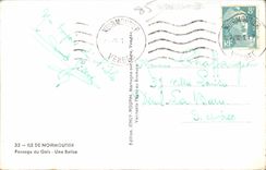 CPA Noirmoutier Durchgang von Gois ein Leuchtfeuer