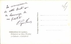 CPSM Pensionnat St Gabriel St Laurent on Separates the martyrdom and St gabriel