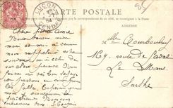 CPA Lucon die Kathedrale gesehen vom Mass