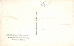 CPA Pensionnat St Gabriel St Laurent trennt an sich Lourdes und Milvin