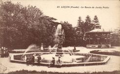 CPA Lucon the basin of the public garden