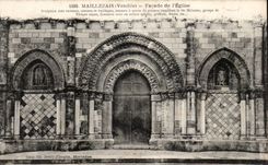 CPA Maillezais Frontage of the church