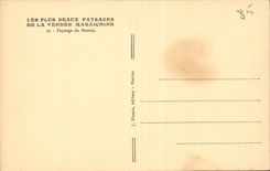 CPA die Vendee maraichine Landschaft des Sumpfes