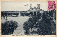 CPA the Rock on Yon Places Napoleon and Eglise Saint Louis