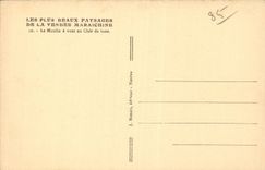 CPA das Vendee Maraichine die Windmuhle mit der Mondschein Windmuhle