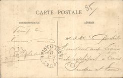 CPA im Vendean Sumpf-Folklore-Kostum