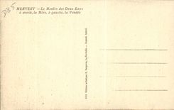 CPA Mervent die Muhle von Wasser zwei auf dem Recht die Mutter auf dem links das Vendee