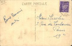 CPA the Rock on Yon Train station