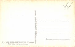 CPSM Sande von olonne Campeurrs auf dem Gesims