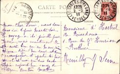 CPA Sande von olonne der Strand der Damm