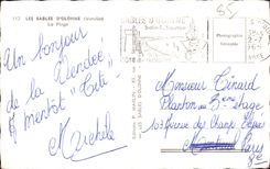 CPA Sande von olonne der Strand