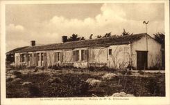 CPA St Vincent auf Jard Haus von Clemenceau