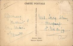 CPA Noirmoutier Salzwassersumpfe an der Unterseite die Kirche