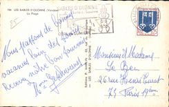 CPSM Sande von olonne der Strand