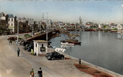 CPSM Sande von olonne der Hafen und der Thatch