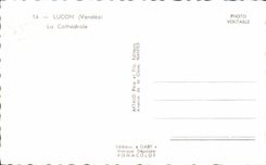 CPSM Lucon the cathedral