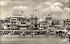 CPSM Sande von olonne der Damm gesehen vom Strand