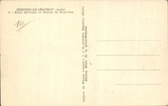 CPA Brienne the Castle Military academy and Statue of Napoleon