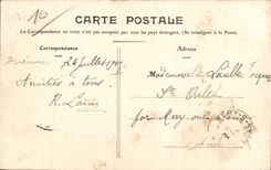 CPA Brienne the Castle the castle Panoramic View