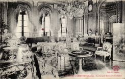 CPA Brienne the Castle the large living room of the castle