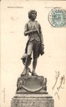 CPA Brienne the Castle Statue of Napoleon 1st