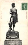 CPA Brienne the Castle Statue of Napoleon 1st