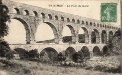 CPA Nimes die Brucke von Gard