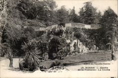 CPA Nimes Garten des Brunnens die Hohle