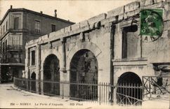 CPA Nimes die Tur von Auguste