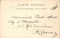 CPA Nimes der Tempel von Diane