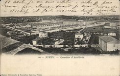 CPA Nimes Bezirk von Artillerie