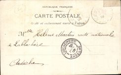 CPA Nimes Statue von Reboul