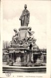 CPA Nimes der Pradier Brunnen