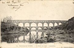 CPA Nimes die Brucke von Gard