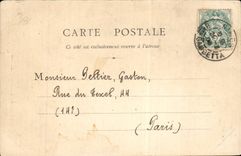 CPA Nimes Statue von J Reboul