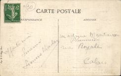 CPA Nimes Garten der Brunnen romischen Bader