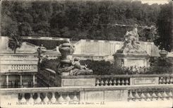 CPA Nimes Garten der Brunnen Statue der Quelle
