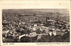 CPA Nimes View genommen vom Magne Aufsatz in Richtung zum Suden