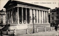 CPA Nimes das quadratische Haus