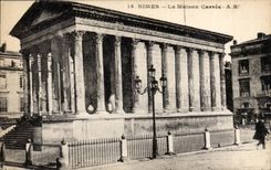 CPA Nimes das quadratische Haus