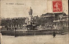 CPA Nimes der Esplanade